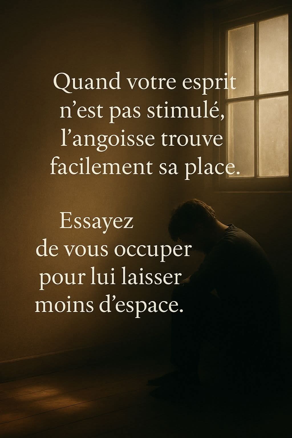 LES OBJECTIFS QUE TU TE FIXES, T'AIDENT À SURMONTER DES PROBLÈMES PROVISOIRES ! SANS OBJECTIFS, ON NE SAURAIT RIEN RÉSOUDRE DANS LA VIE
