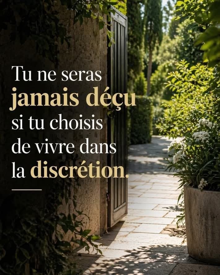 POUR VOTRE TRANQUILLITÉ D'ESPRIT, NE LAISSEZ PAS LES GENS EN SAVOIR TROP SUR VOUS